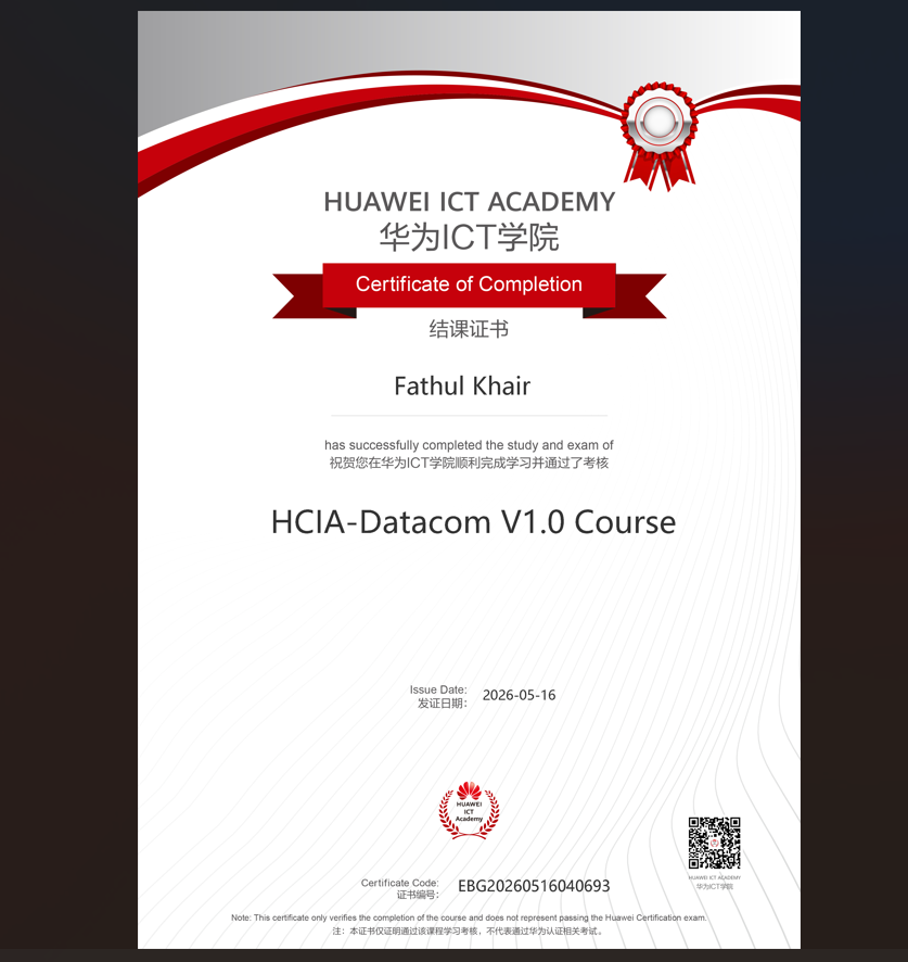HCIA-Datacom V1.0 Course