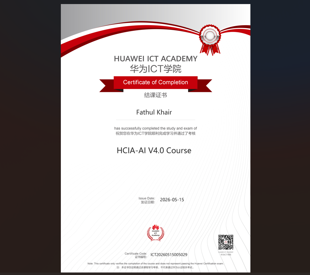HCIA-AI V4.0 Course