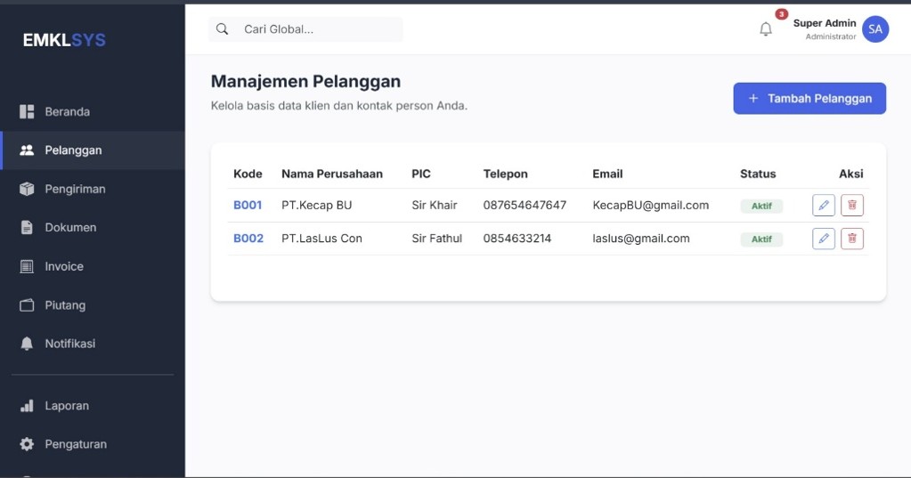Emkl Ekspedisi Muatan Kapal Laut
